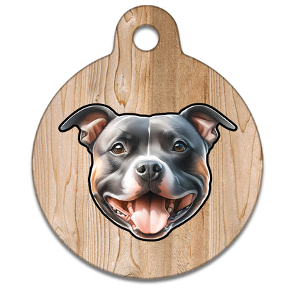 25mm Diameter Small Size - Staffie Dog