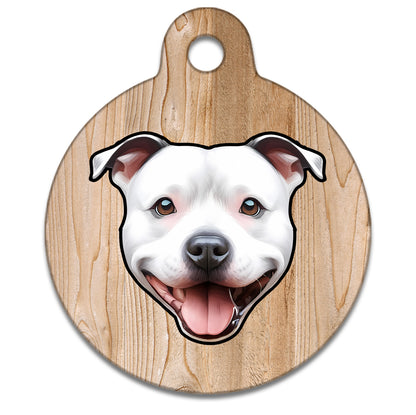 25mm Diameter Small Size - Staffie Dog