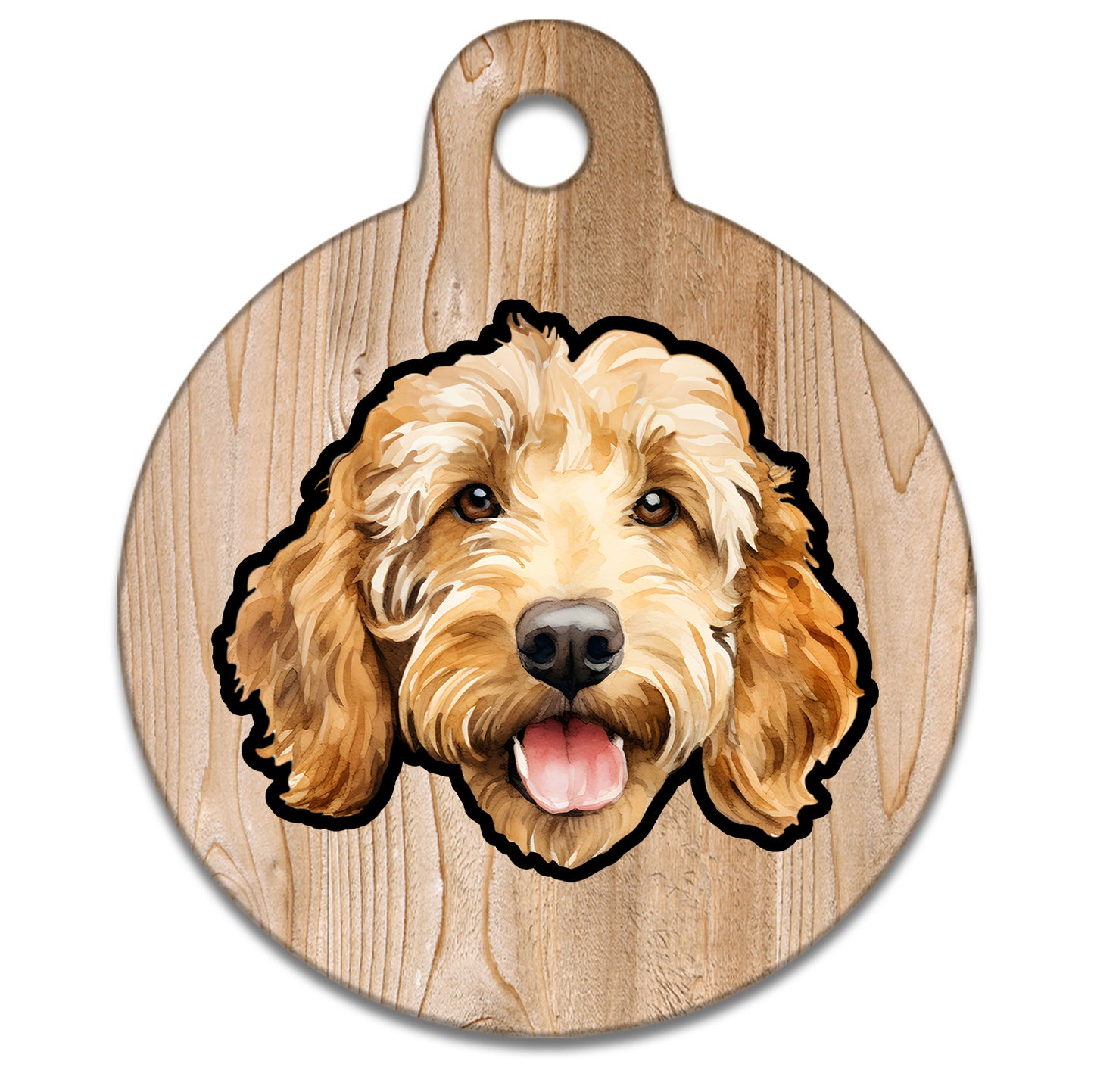 25mm Diameter Small Size - Doodle Dog