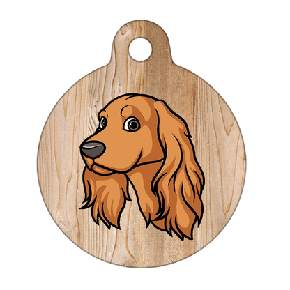 31mm Diameter Medium Size - Cocker Spaniel Design