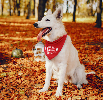 Official Turkey Taster Dog Bandana