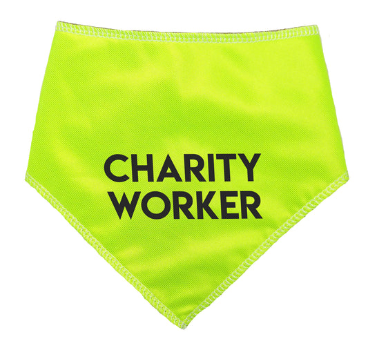 CHARITY WORKER Hi Vis Dog Bandana