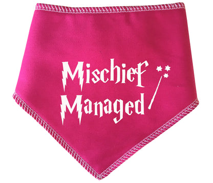 Mischief Managed Wizard Dog Bandana