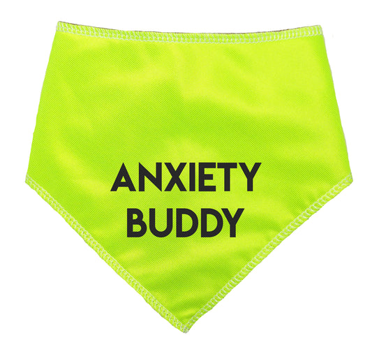 ANXIETY BUDDY Hi Vis Dog Bandana