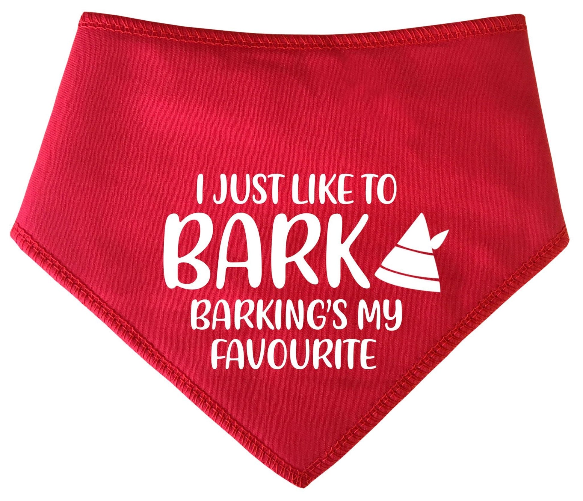 'Barking's My Favourite' Elf Christmas Dog Bandana