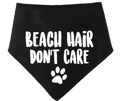 'Beach Hair Don't Care' Summer Dog Bandana