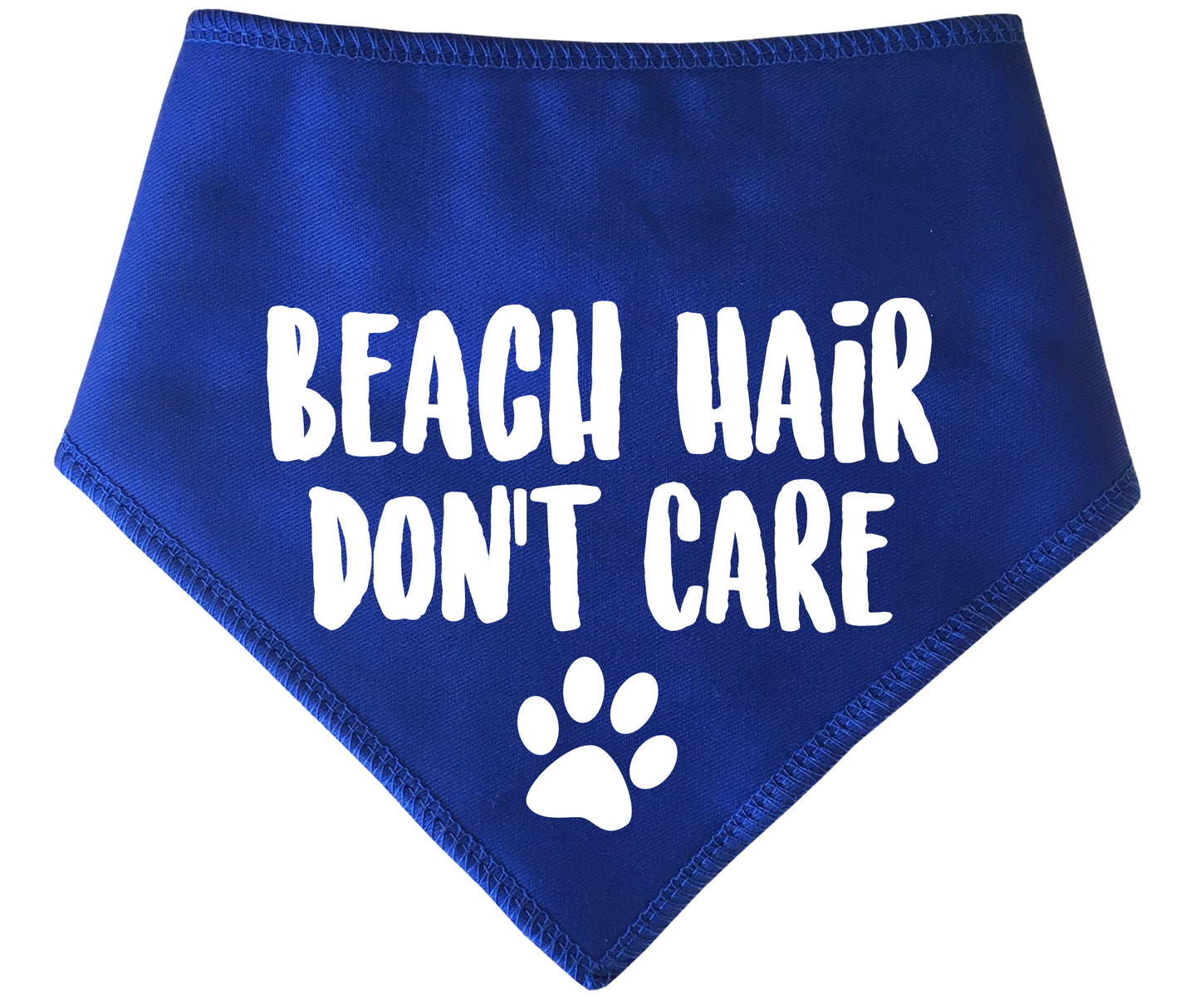 Beach Hair Don't Care Dog Bandana