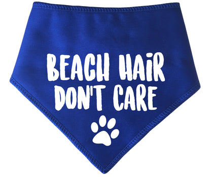 Beach Hair Don't Care Dog Bandana