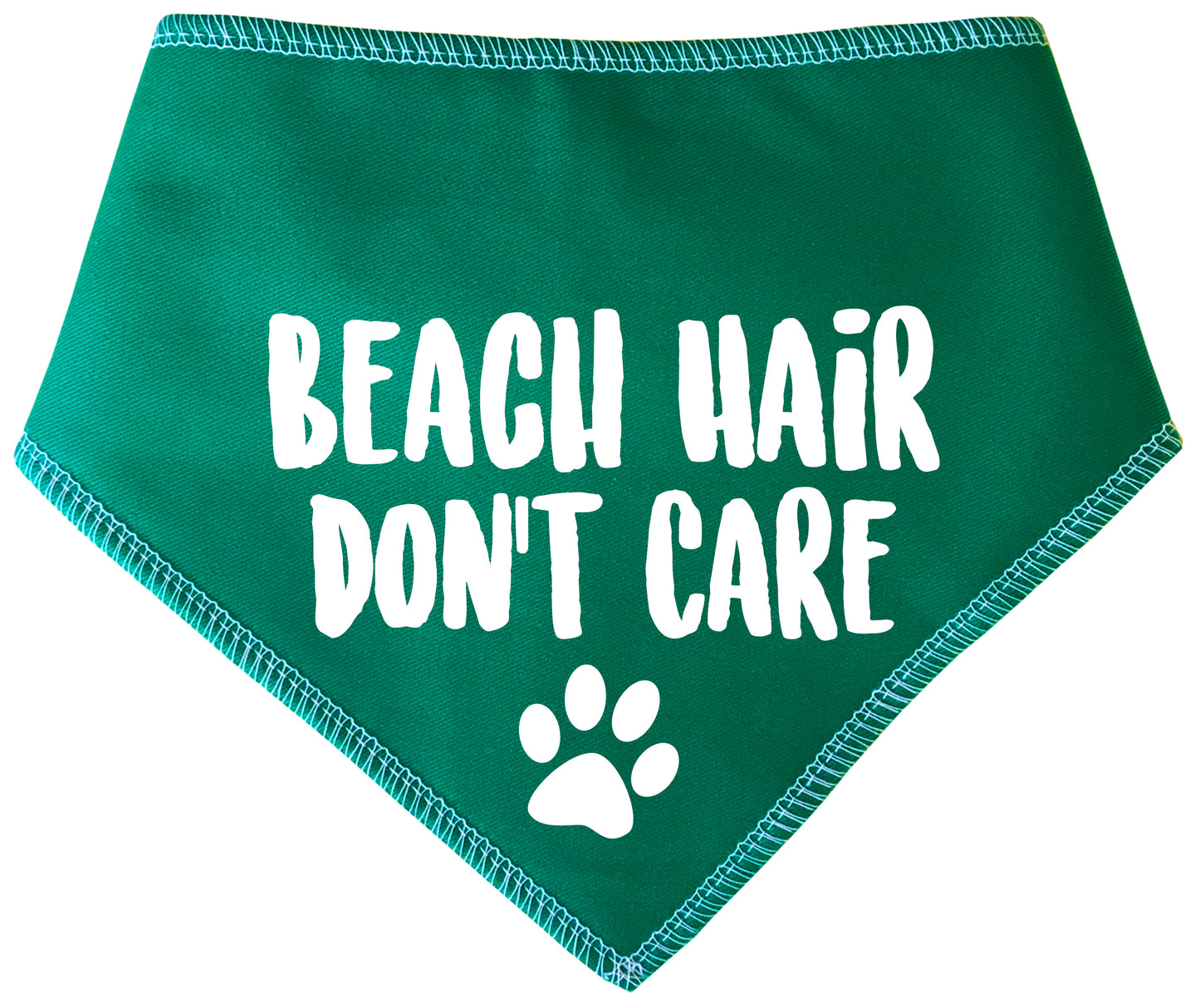 Beach Hair Don't Care Dog Bandana