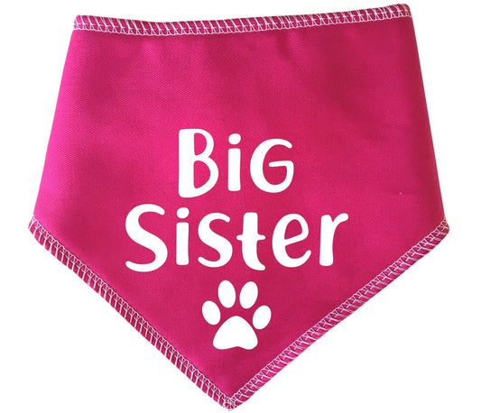 'Big Sister' Fur Family Dog Bandana