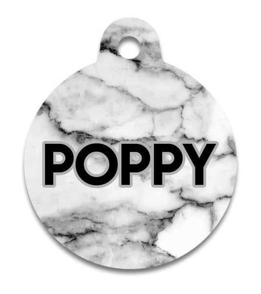 Carrara Marble - Cat ID Tag