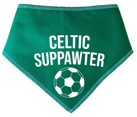 Celtic Suppawter With Football Dog Bandana