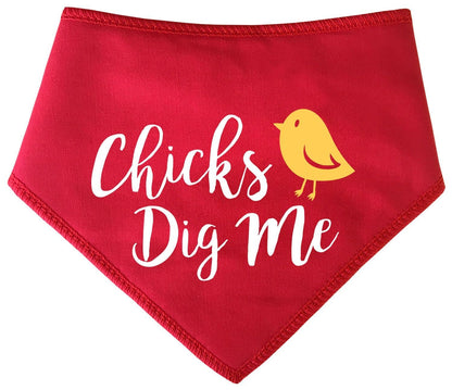 Chicks Dig Me' Easter Dog Bandana