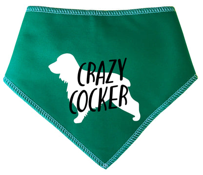 Crazy Cocker Dog Bandana