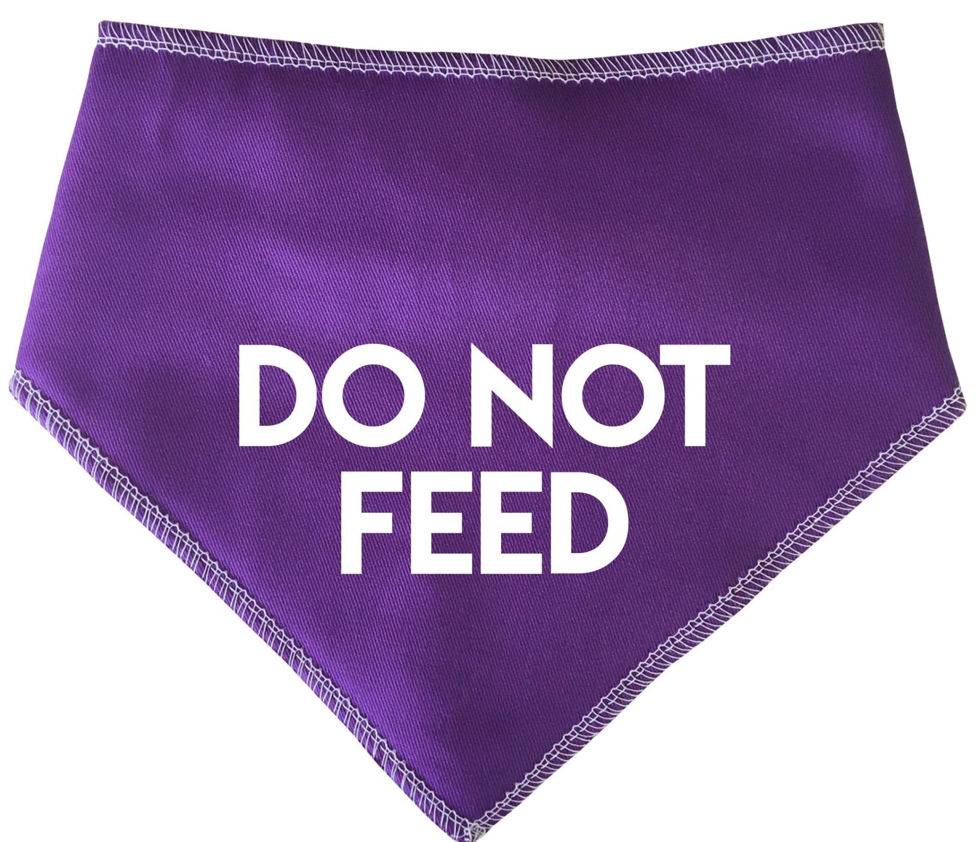 'Do Not Feed' Alert Dog Bandana
