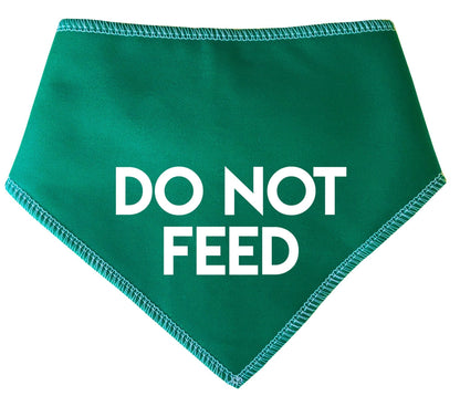 'Do Not Feed' Alert Dog Bandana