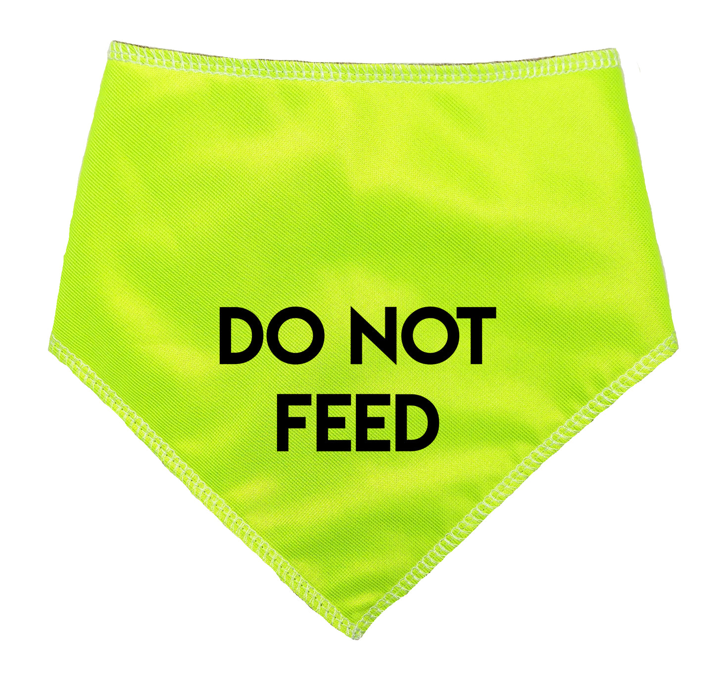 DO NOT FEED Hi-Vis Dog Bandana