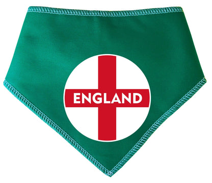 England Flag Circle Printed World Cup Football Dog Bandana