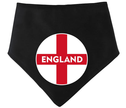 England Flag Circle Printed World Cup Football Dog Bandana