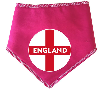 England Flag Circle Printed World Cup Football Dog Bandana