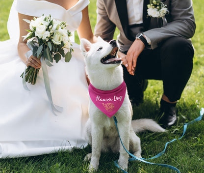Flower Dog Any Name Dog Bandana