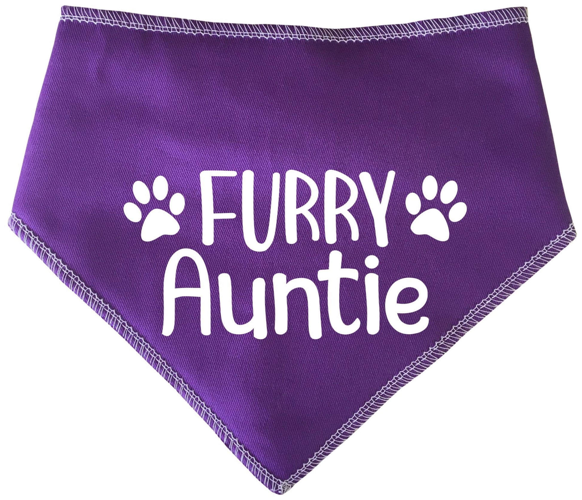 'Furry Auntie' Fur Family Dog Bandana