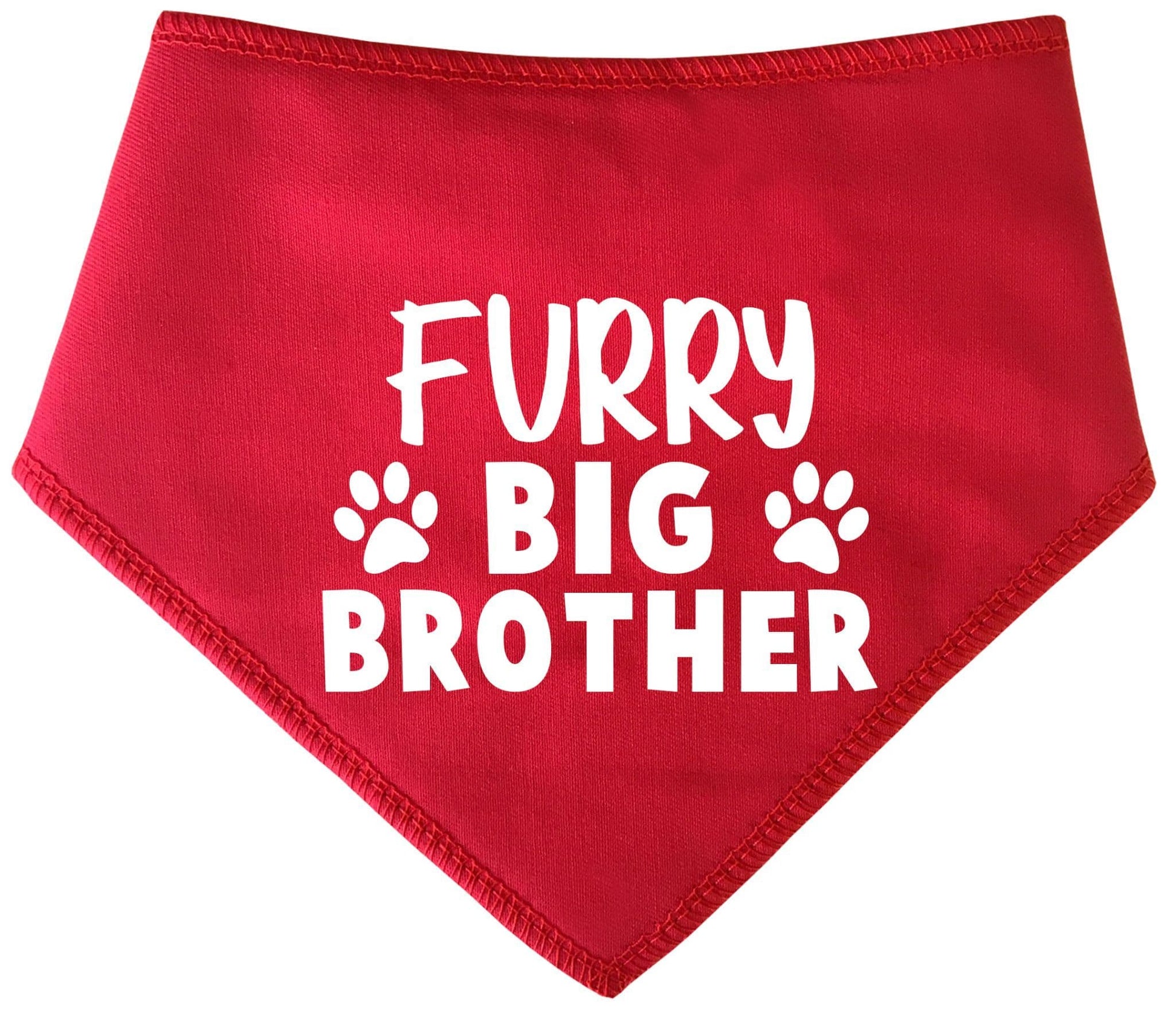 'Furry Big Brother' Fur Family Dog Bandana