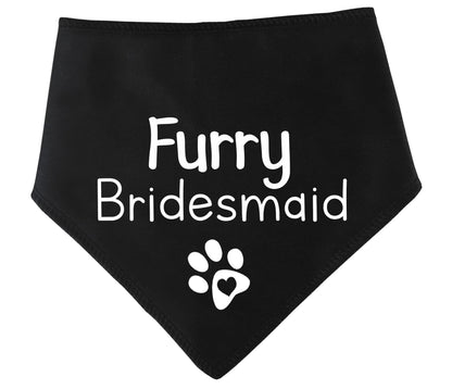 'Furry Bridesmaid' Wedding Bandana