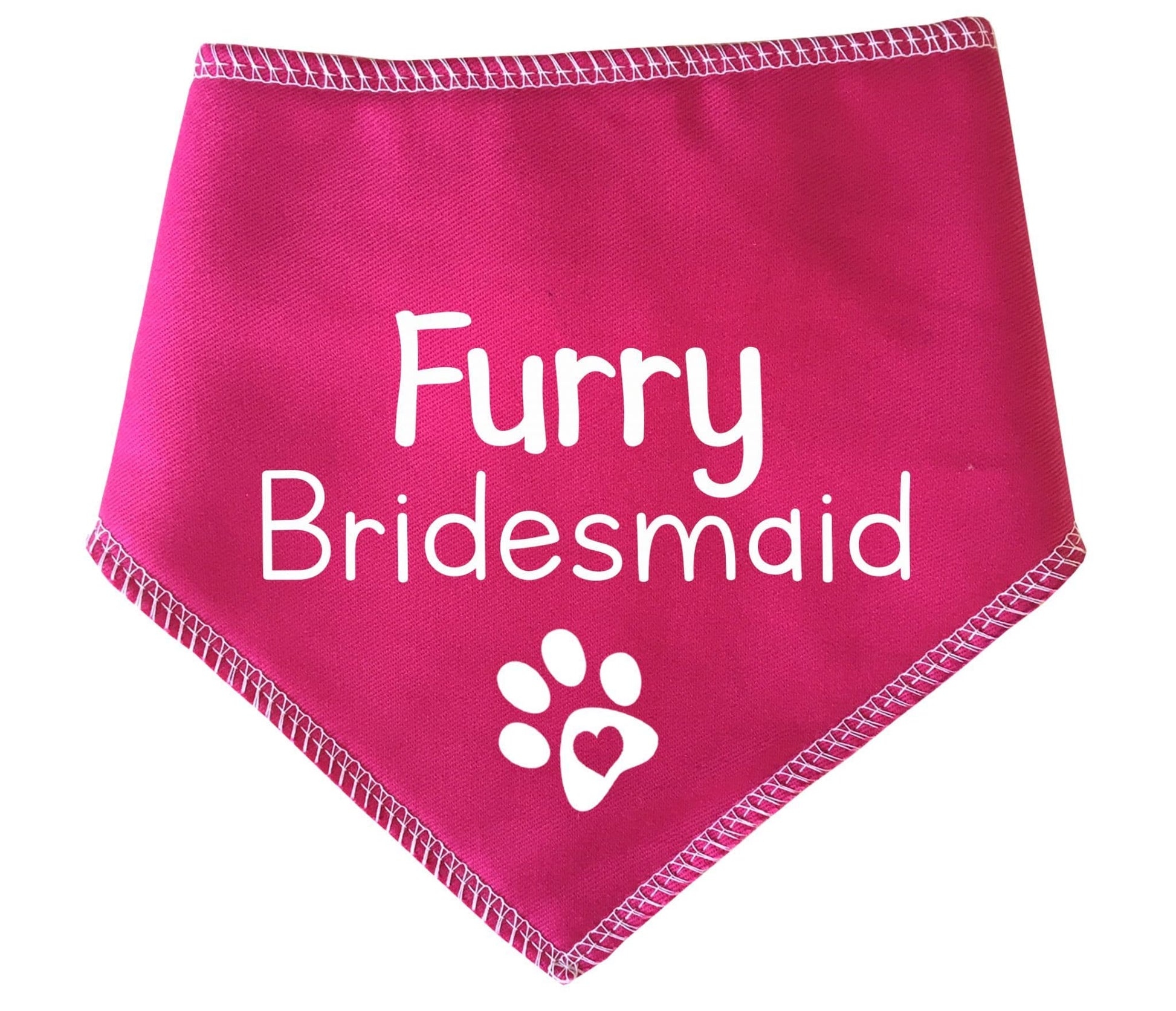 'Furry Bridesmaid' Wedding Bandana