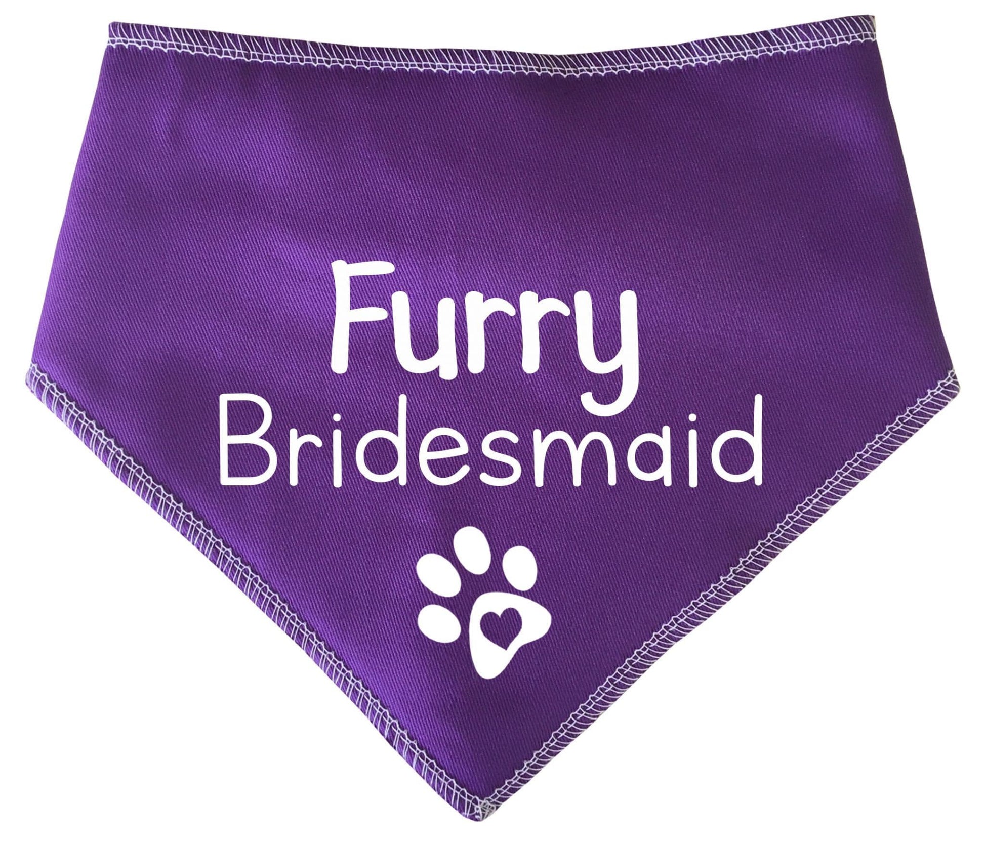 'Furry Bridesmaid' Wedding Bandana
