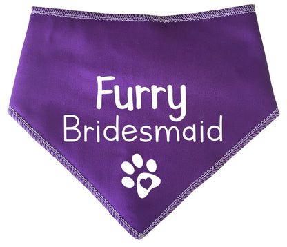 'Furry Bridesmaid' Wedding Bandana