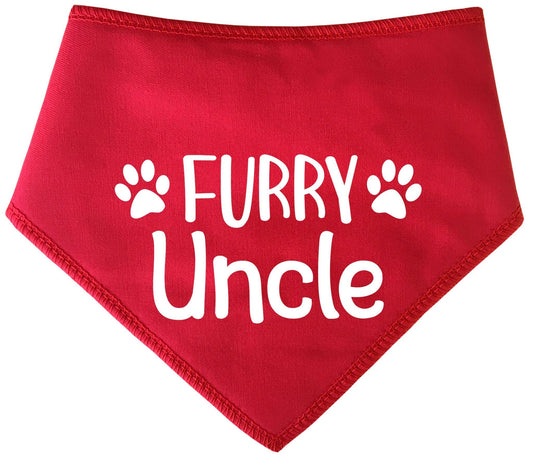 'Furry Uncle' Fur Family Dog Bandana