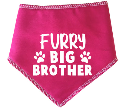 Furry Big Brother Dog Bandana