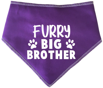 Furry Big Brother Dog Bandana