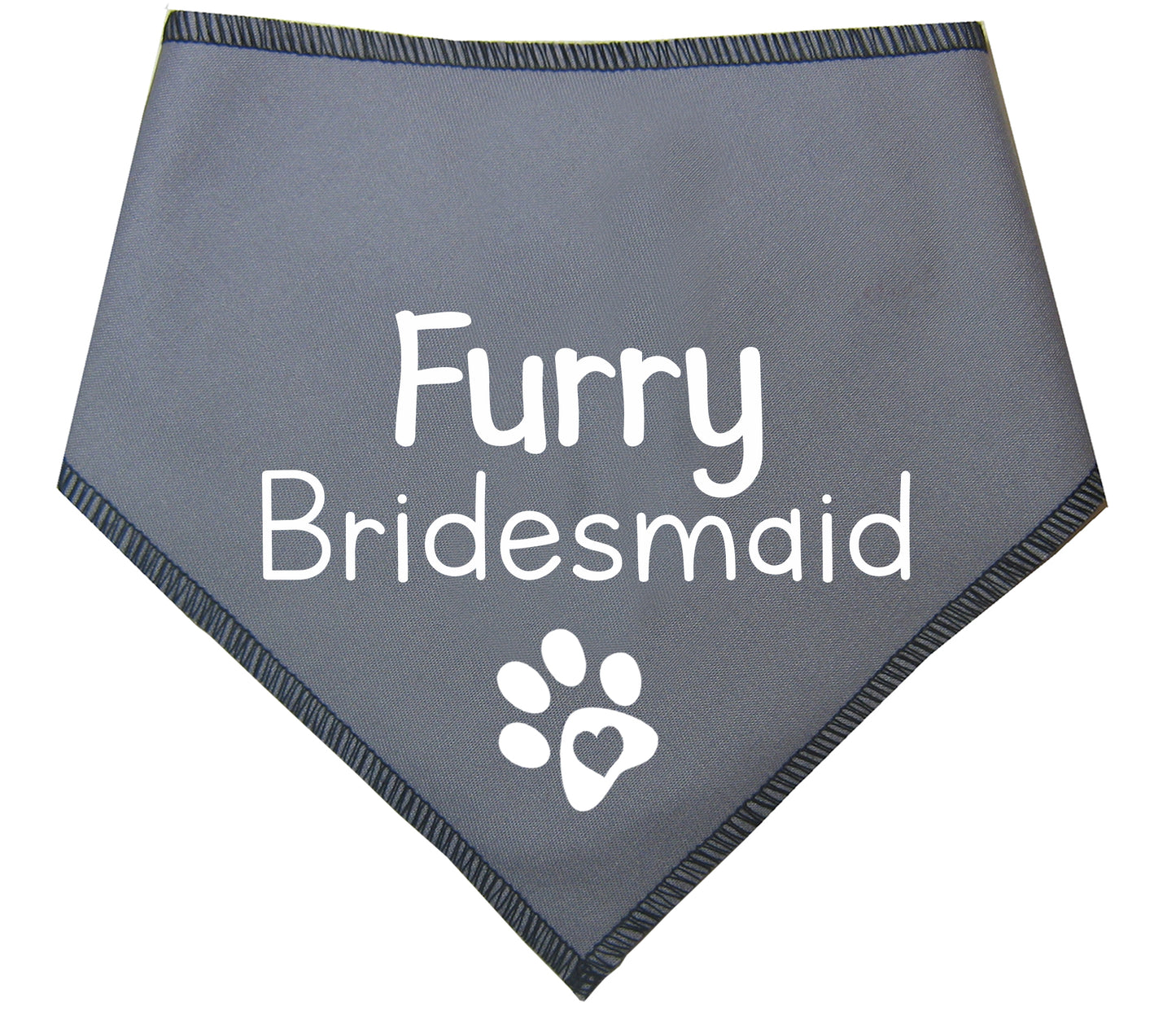 Furry Bridesmaid Dog Bandana