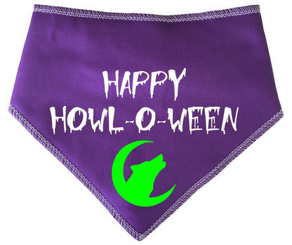 'Happy Howl-O-Ween' Halloween Dog Bandana