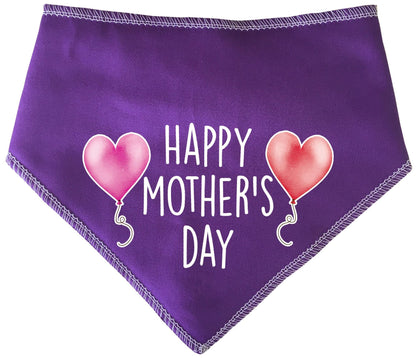 Happy Mother's Day Balloons Dog Bandana