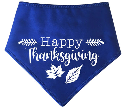 'Happy Thanksgiving' Thanksgiving Dog Bandana