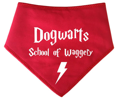 Harry Potter 'Dogwarts School of Waggery' Dog Bandana