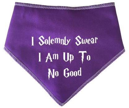 Harry Potter 'I Solemnly Swear I Am Up To No Good' Dog Bandana