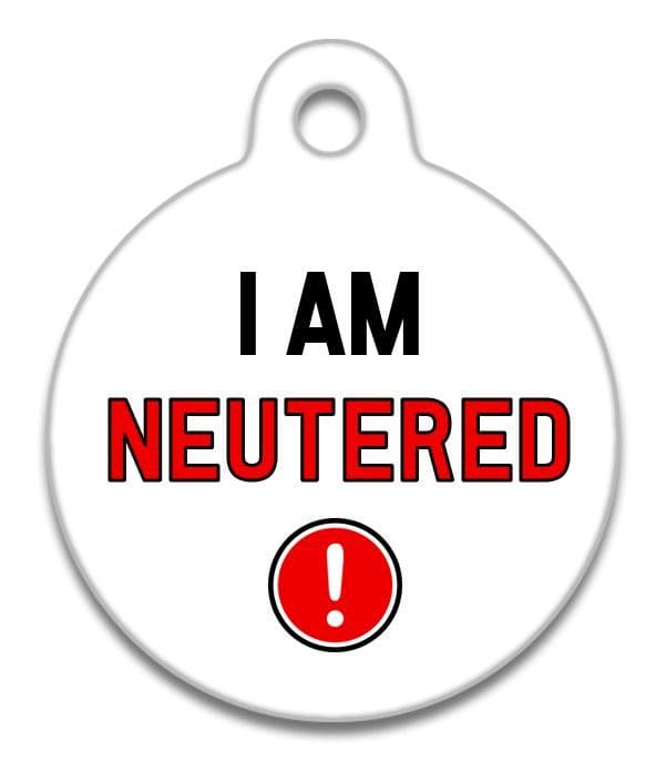 I Am Neutered - Pet (Dog & Cat) ID Tag