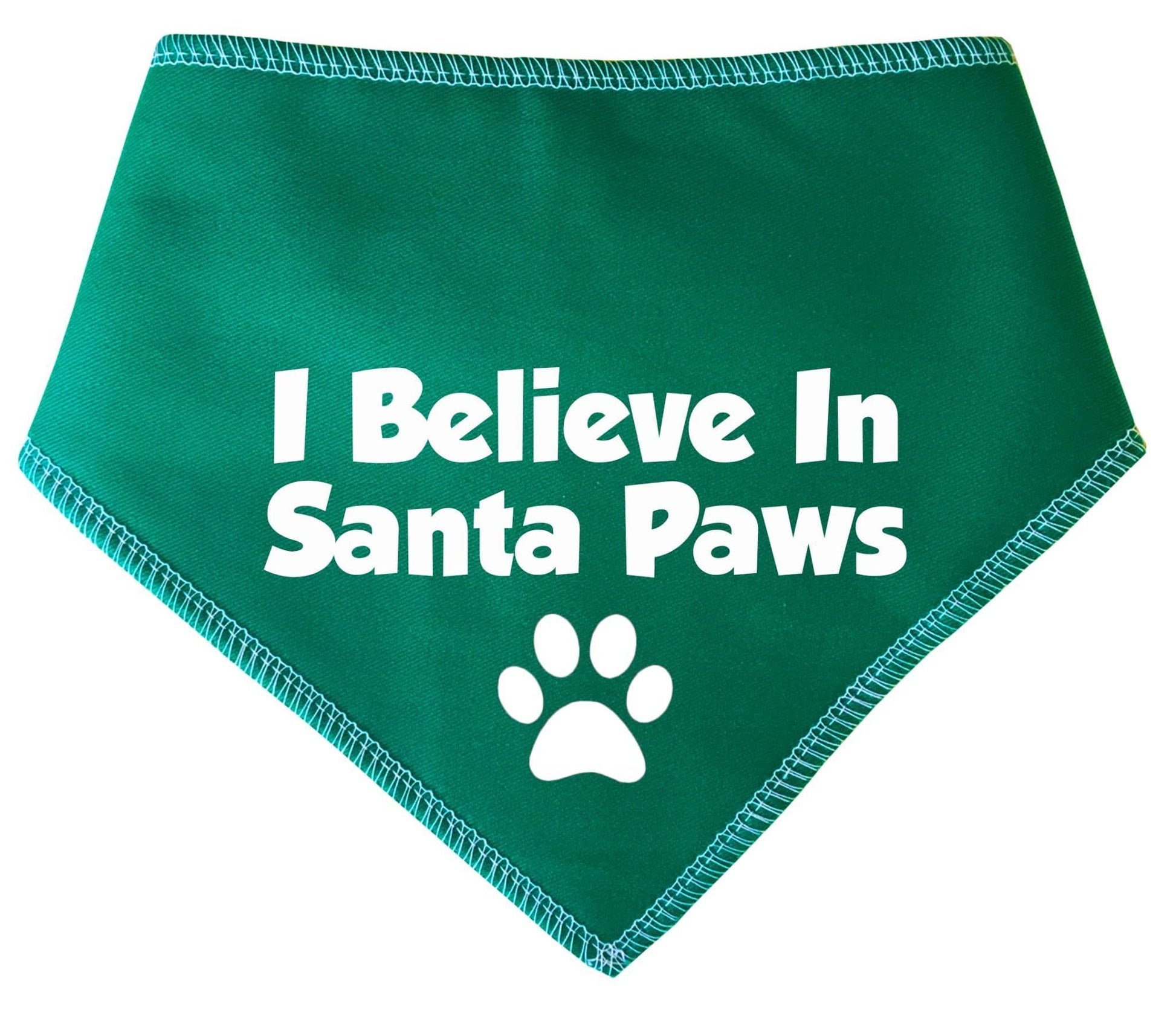 'I Believe In Santa Paws' Christmas Dog Bandana