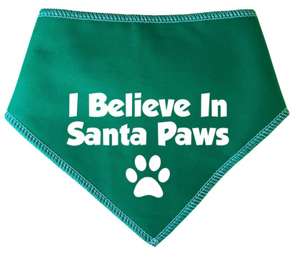 'I Believe In Santa Paws' Christmas Dog Bandana