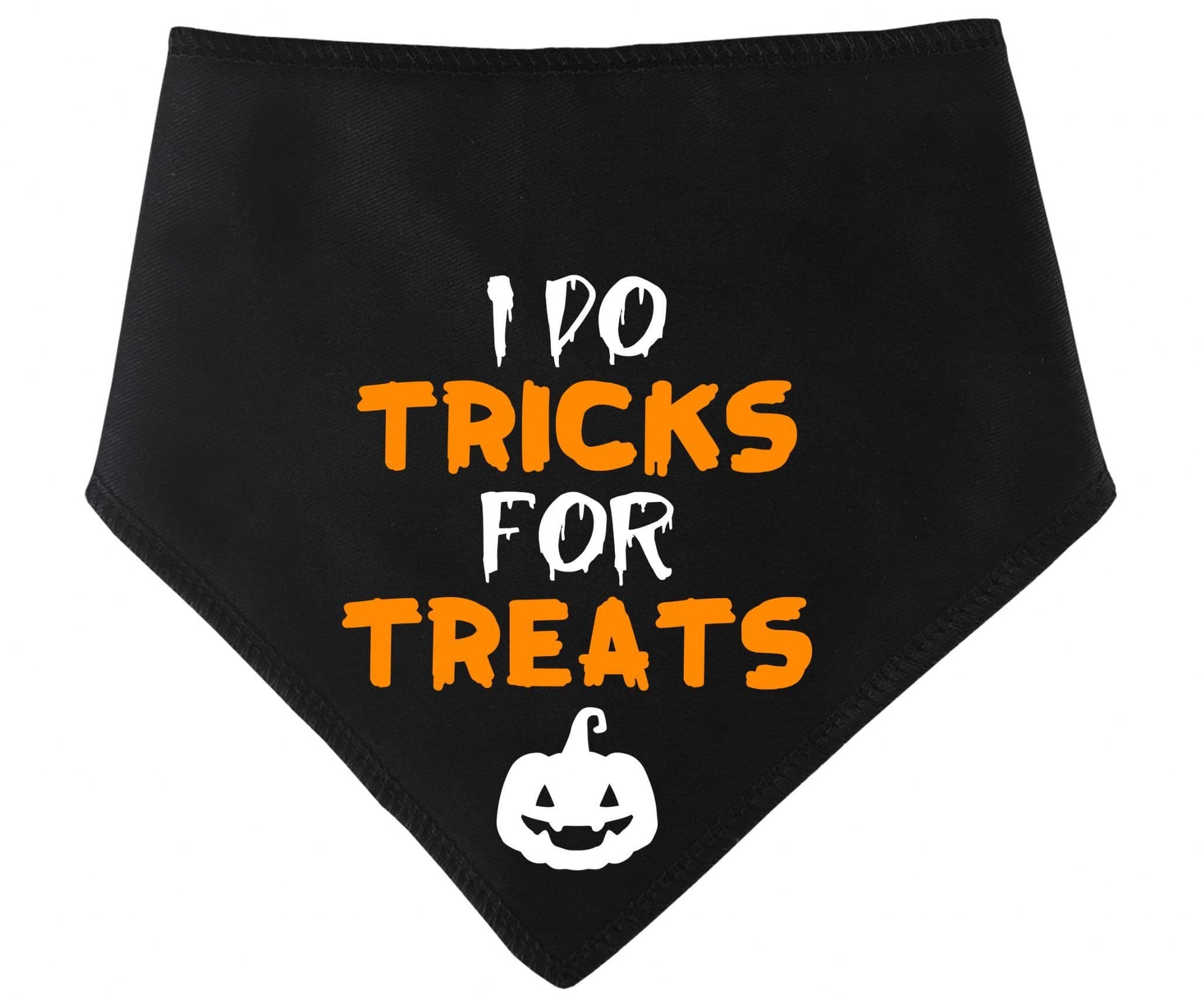 'I Do Tricks For Treats' Halloween Dog Bandana