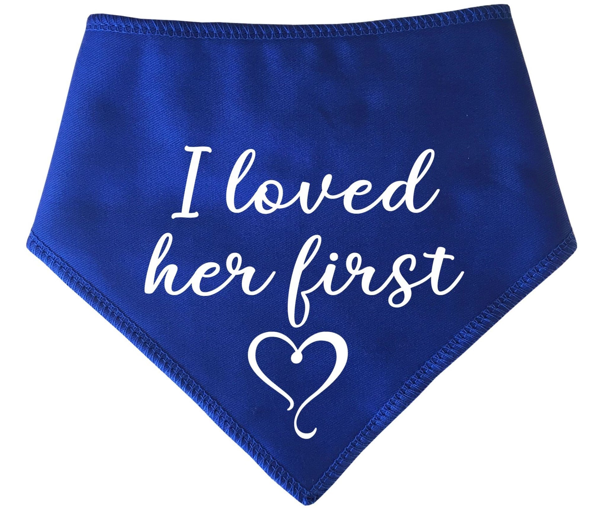 'I Loved Her First' Wedding Bandana