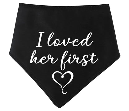 'I Loved Her First' Wedding Bandana