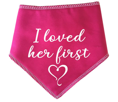 'I Loved Her First' Wedding Bandana