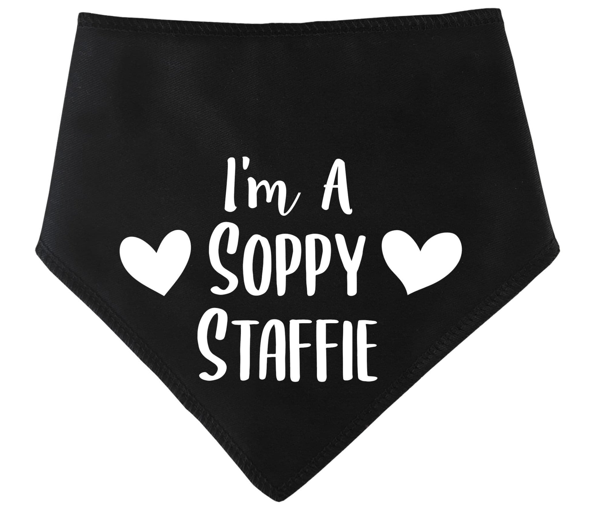 'I'm A Soppy Staffie' Dog Bandana