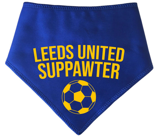 Leeds Suppawter With Football Dog Bandana