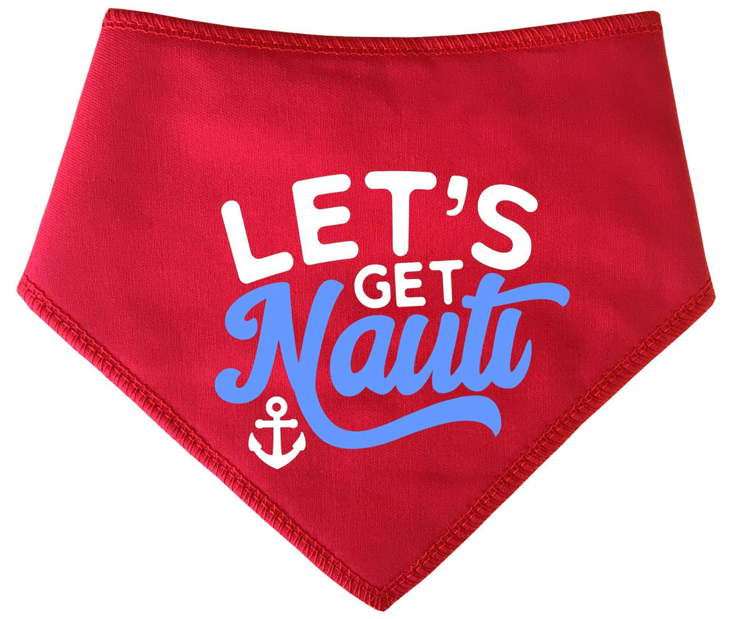 'Let's Get Nauti' Summer Dog Bandana